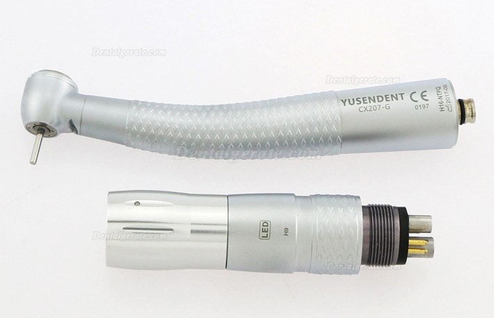 YUSENDENT CX207-GN-PQ LED Glasfaser Handst&uuml;ck + NSK Machlite/Phatelus Schnellkupplung